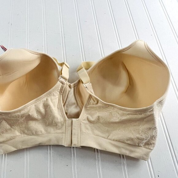 Bali All Around Comfort Wirefree Bra Style 3463 Size 42DD Beige NWT - Picture 2 of 8